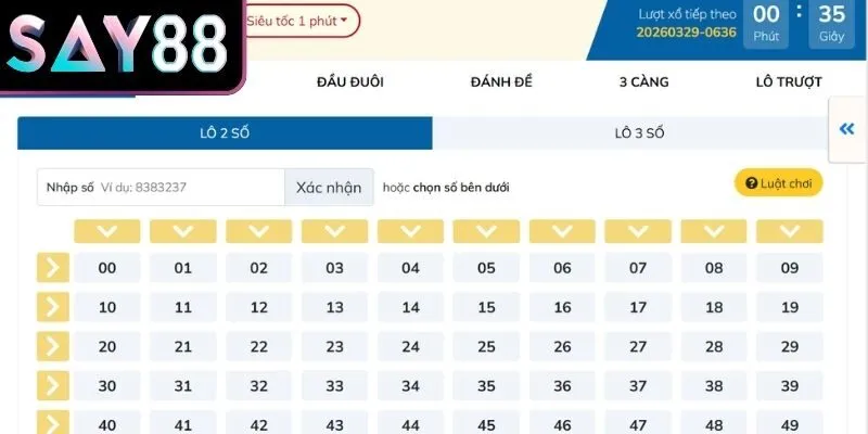 Thông tin giới thiệu về lô đề siêu tốc Say88